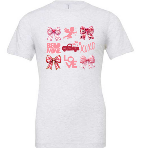 Two Nineteen Valentine's Coquette Bows Tee Shirt