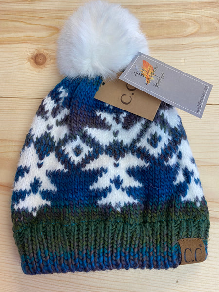 Aztec Print C.C. Beanie